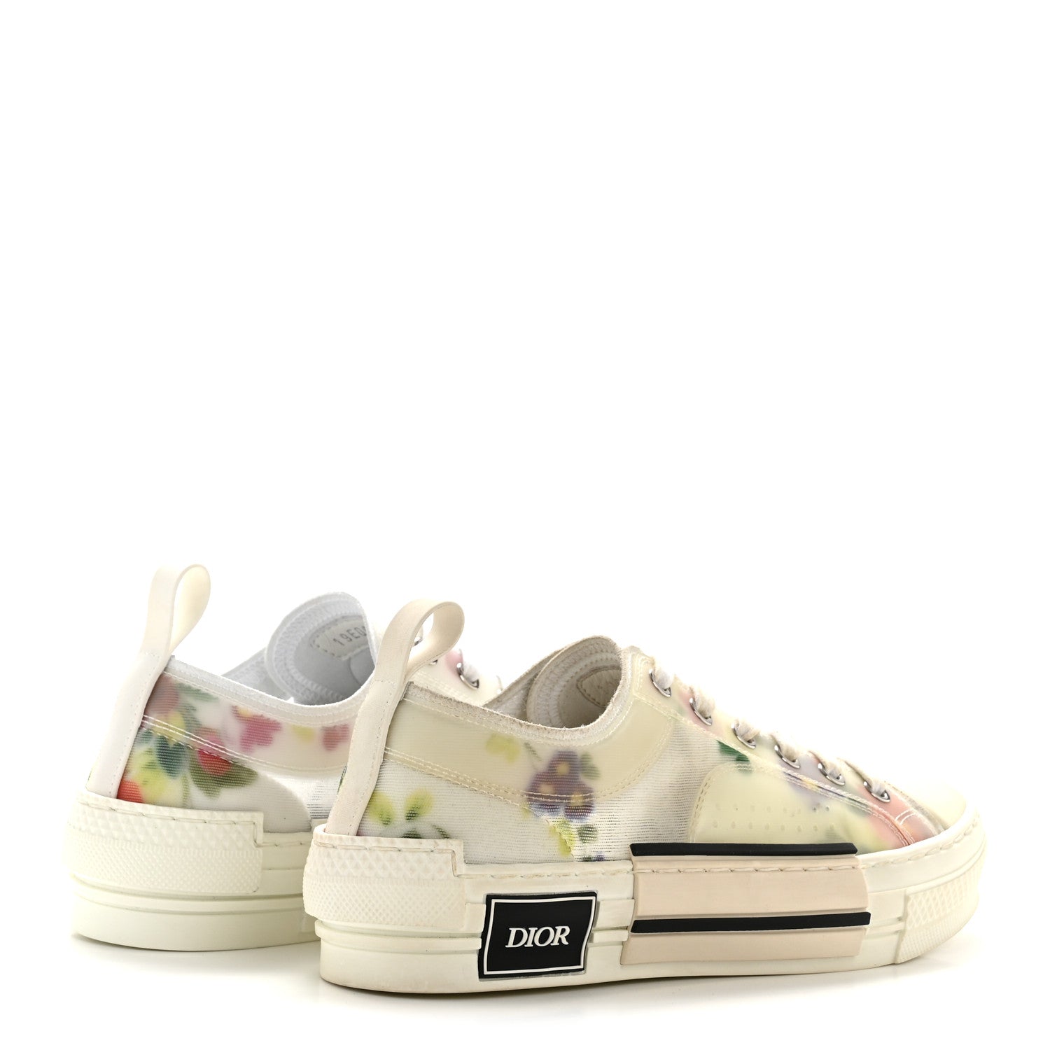 TECHNICAL CANVAS FLORAL B23 LOW TOP SNEAKERS WHITE MULTICOLOR