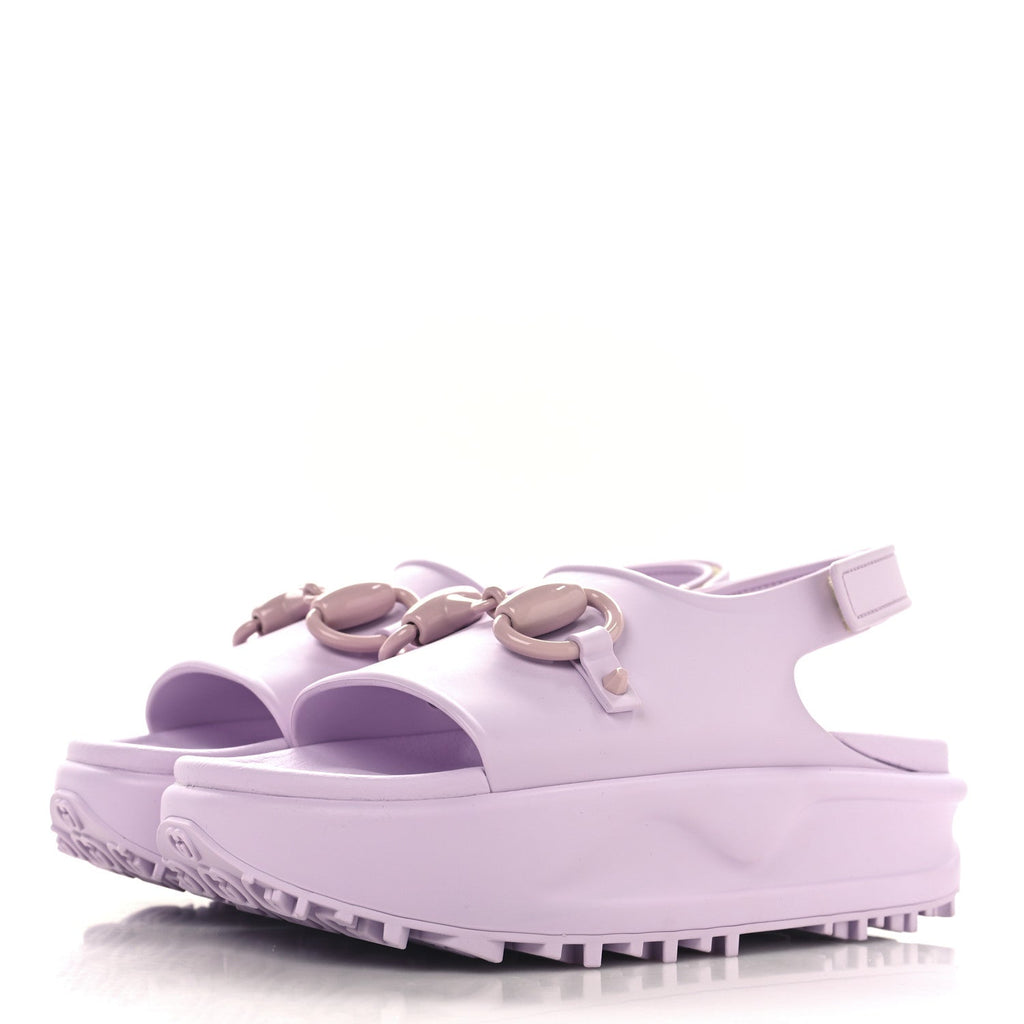 SOFT RUBBER HORSEBIT TOUCH WOMENS STRAPPED SANDALS TALC PINK