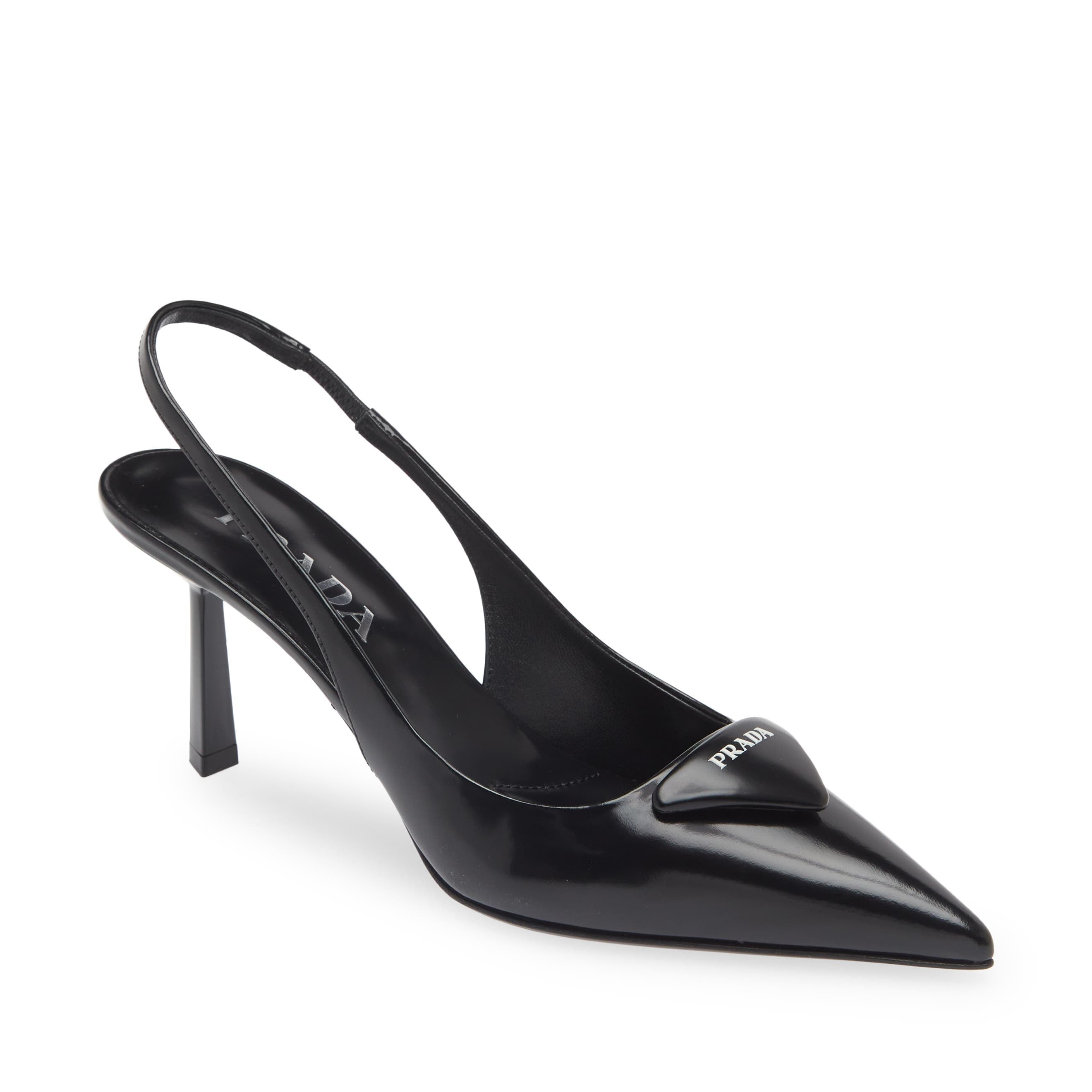 PRADA MODELLERIE POINTED SLINGBACK PUMP