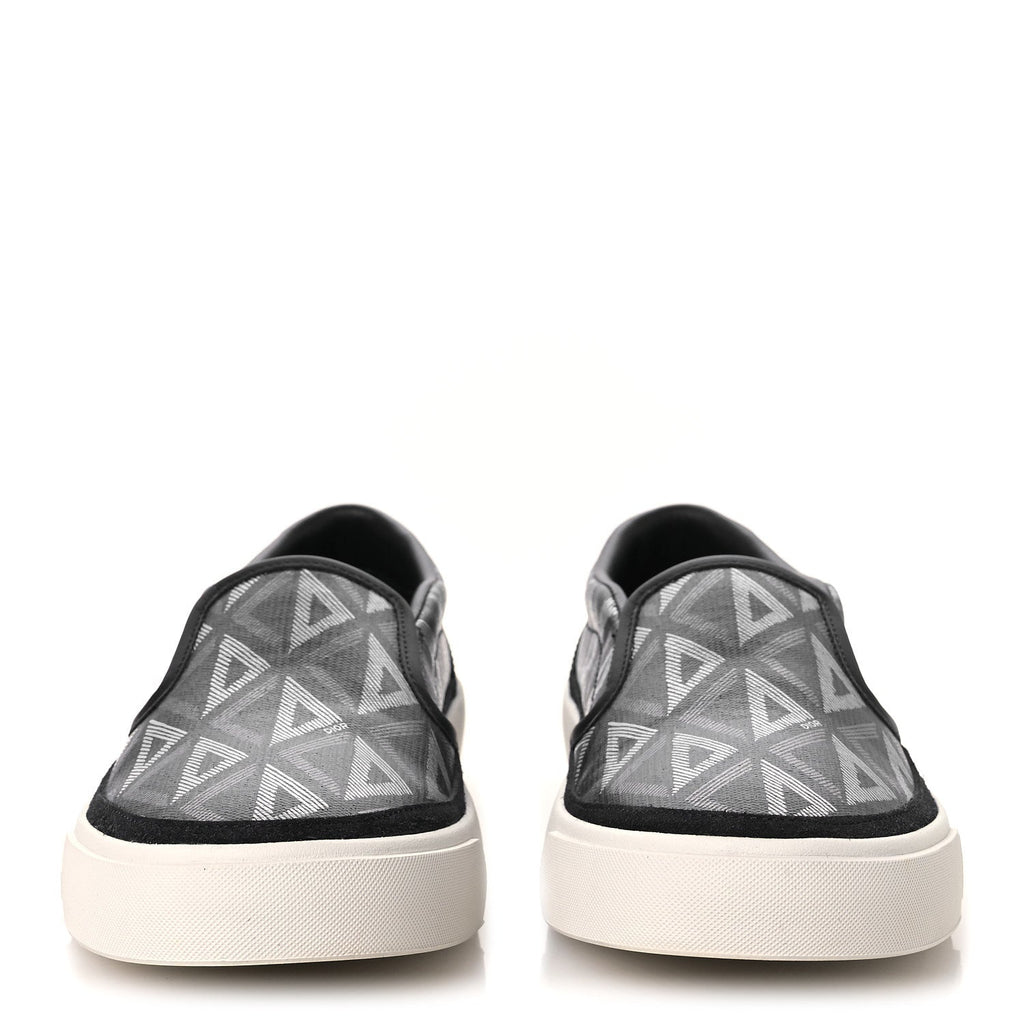 CANVAS CD DIAMOND MENS SLIP ON SNEAKERS NAVY