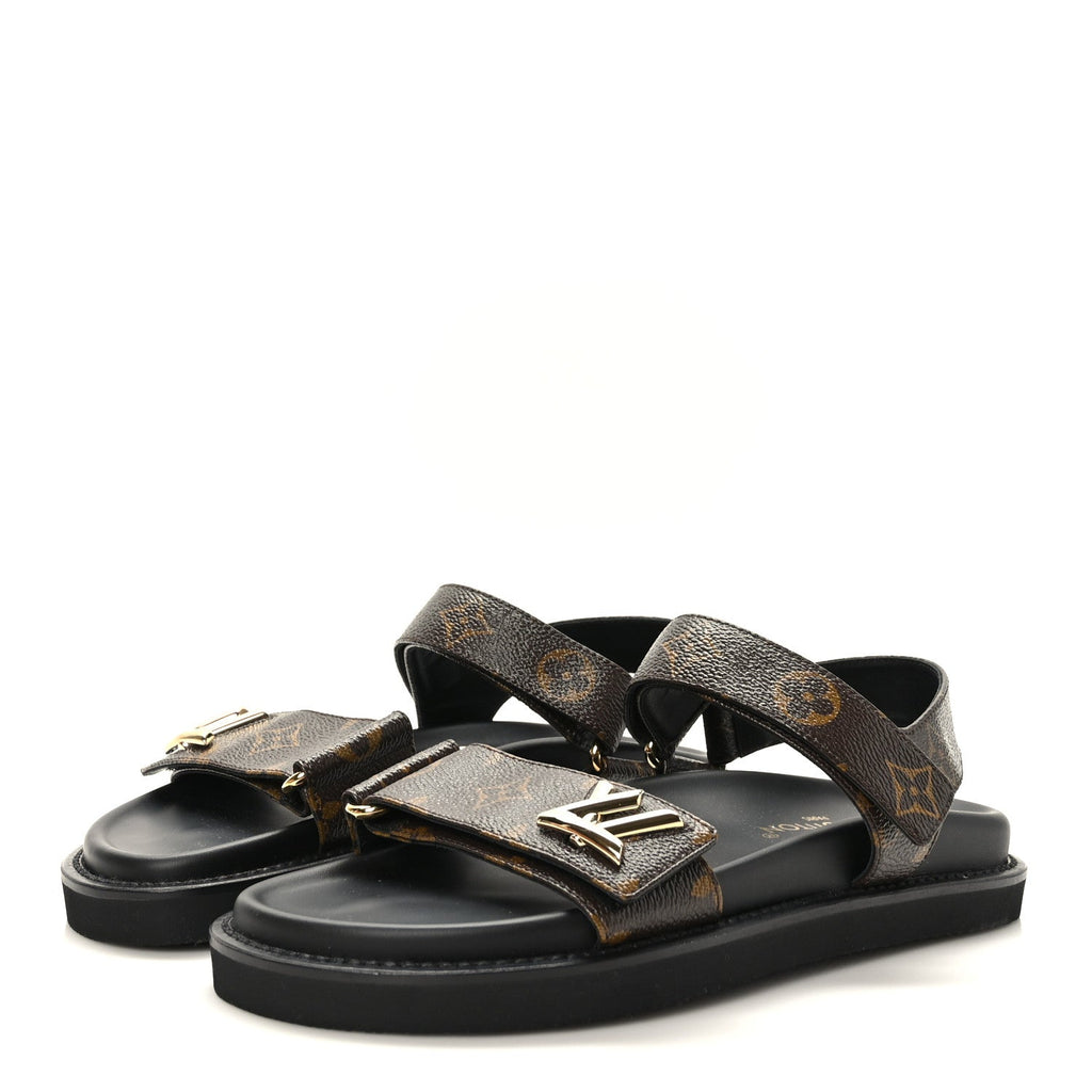 LOUIS VUITTON SUNSET COMFORT FLAT MULE