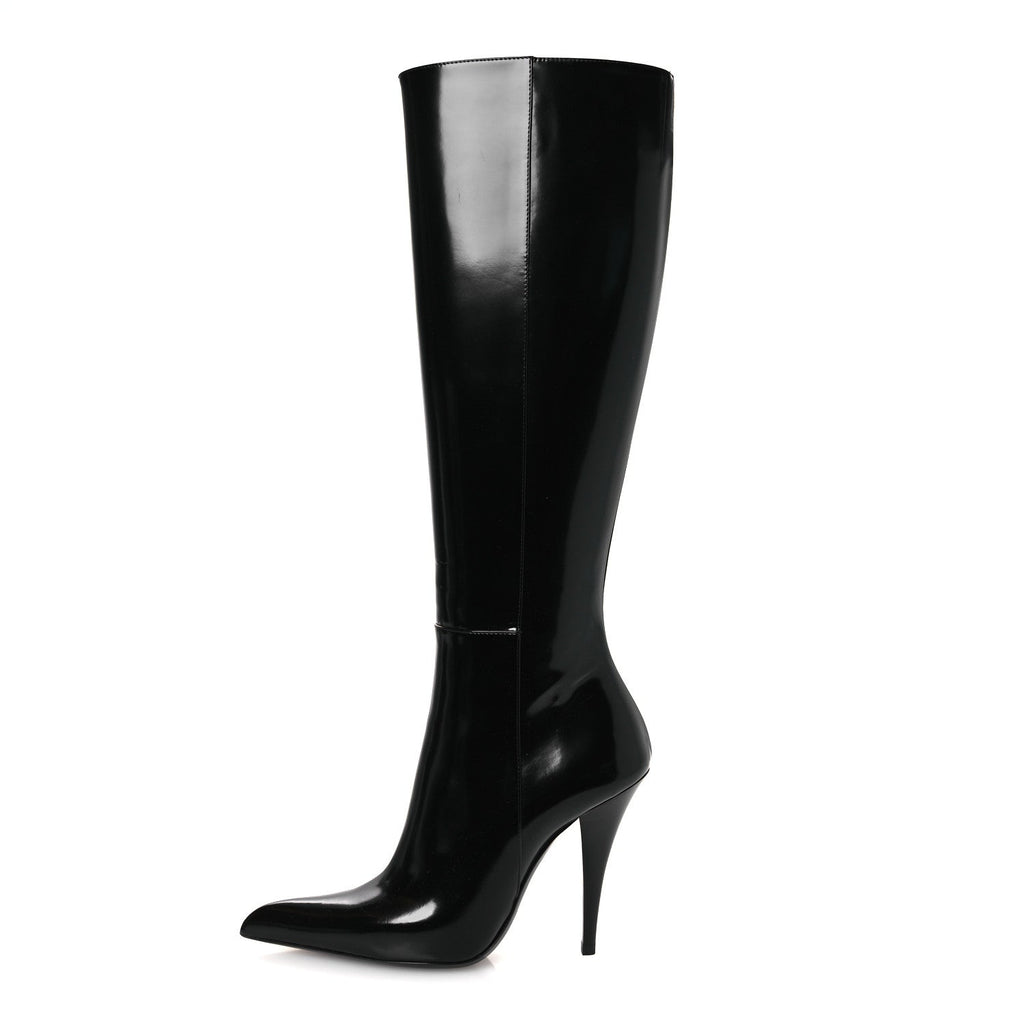 VITELLO MARILYN RAVEN 110 BUBA KNEE HIGH BOOTS BLACK