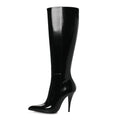 VITELLO MARILYN RAVEN 110 BUBA KNEE HIGH BOOTS BLACK