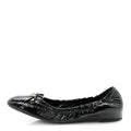 NAPLACK NAPPA VLOGO BOW MARY JANE BALLERINA FLATS BLACK