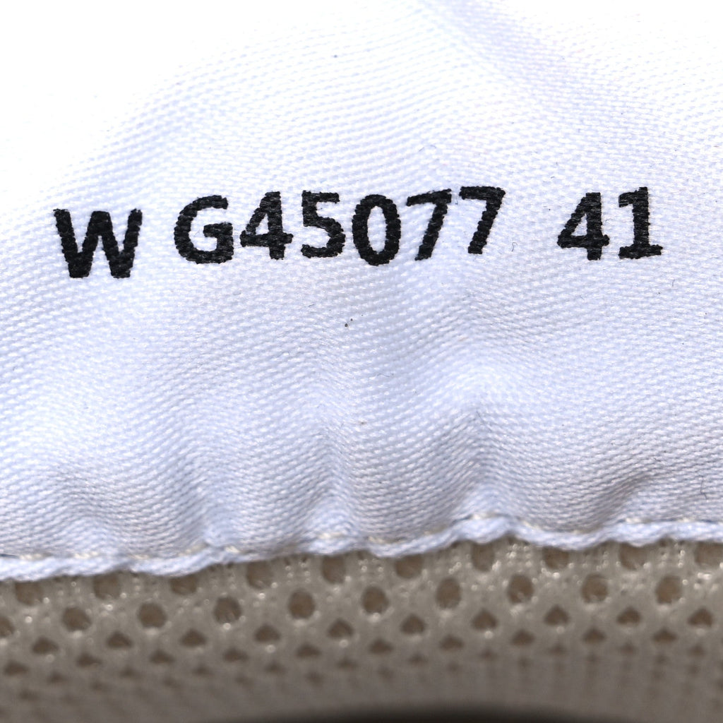 FABRIC LAMINATED CALFSKIN STRETCH CC SNEAKERS IVORY WHITE SILVER