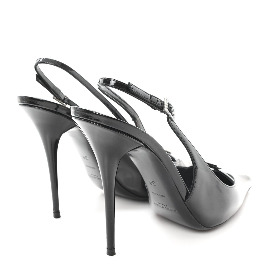 VERNICE 100 SLINGBACK LUNA PUMPS BLACK