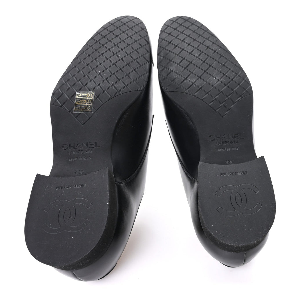 SMOOTH CALFSKIN MENS LOAFERS BLACK