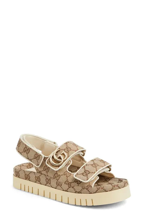 GUCCI SANDAL WITH DOUBLE G