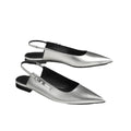 Hermès Lovely Slingback Beige - Silver