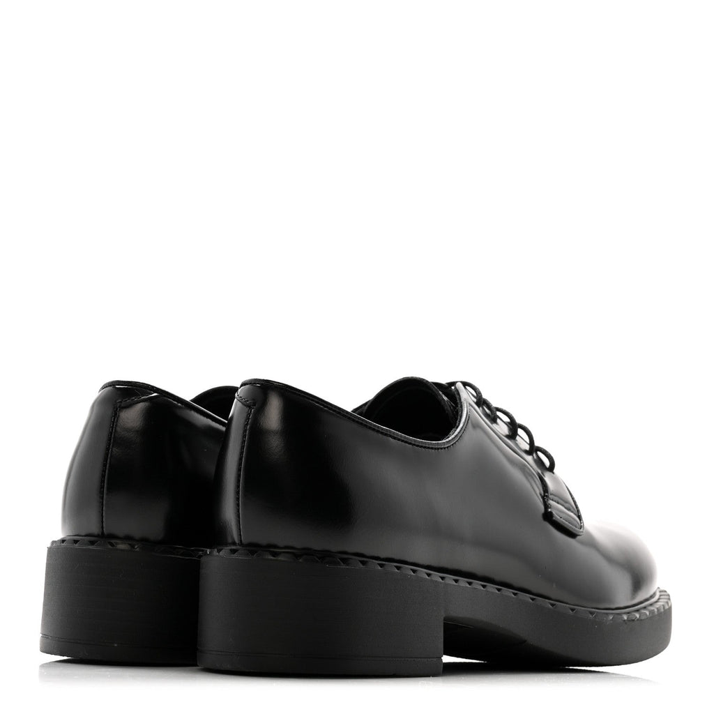 SPAZZOLATO CALZATURE DONNA 50MM DERBY LOAFERS BLACK