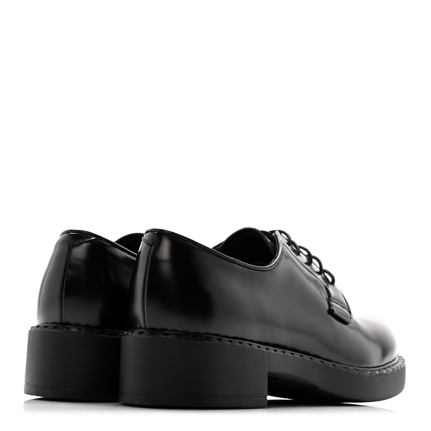 SPAZZOLATO CALZATURE DONNA 50MM DERBY LOAFERS BLACK