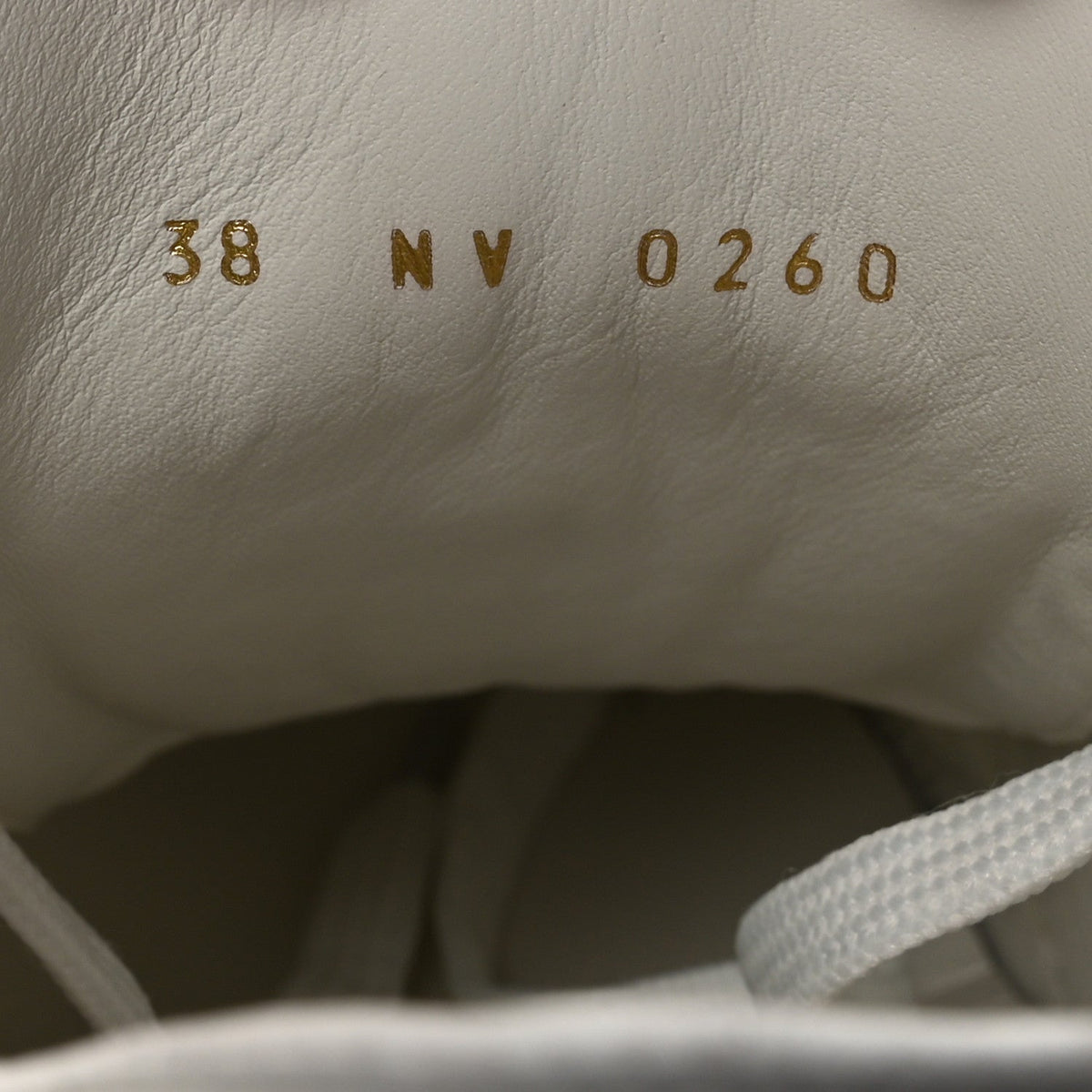 LOUIS VUITTON CALFSKIN MONOGRAM RUN AWAY SNEAKER WHITE WHITE & GOLD