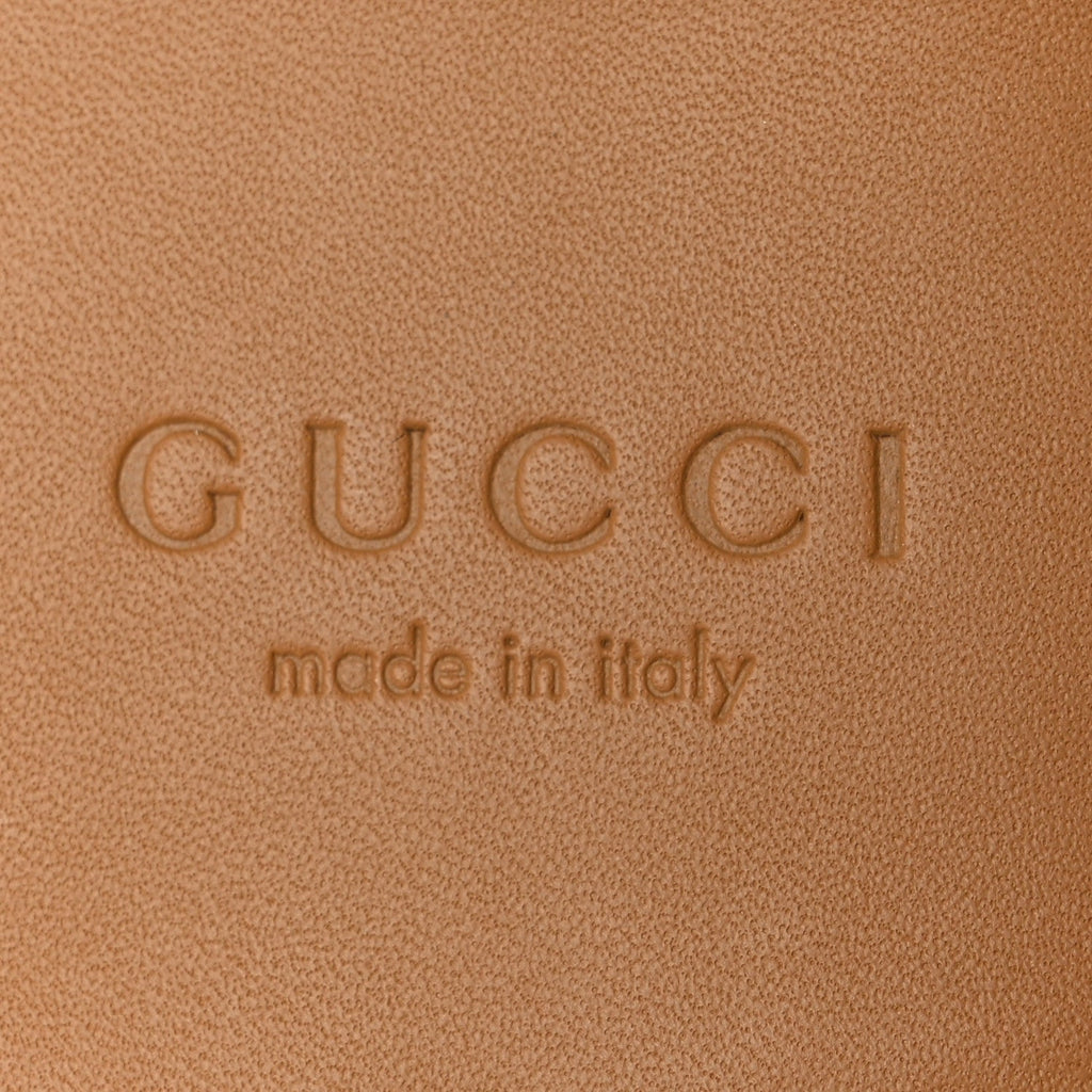 GLAMOUR CALFSKIN GUCCISSIMA WOMENS PRINCETOWN SLIPPERS NEW IVOIRE