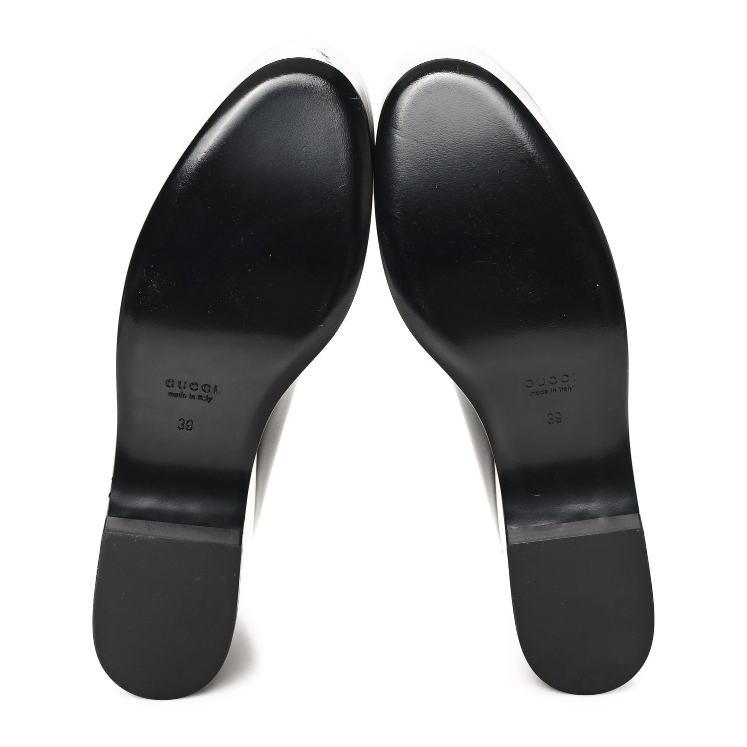 ANCORA CALFSKIN WOMENS HORSEBIT PLATFORM LOAFERS BLACK