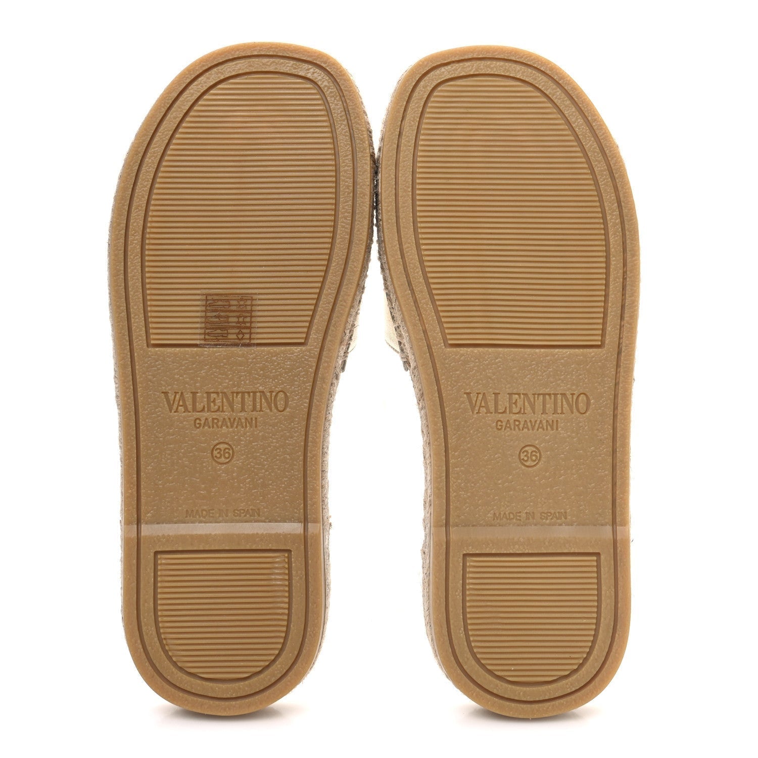 LAMINATED NAPA VLOGO CUT OUT ESPADRILLE FLAT SLIDE SANDALS SILVER