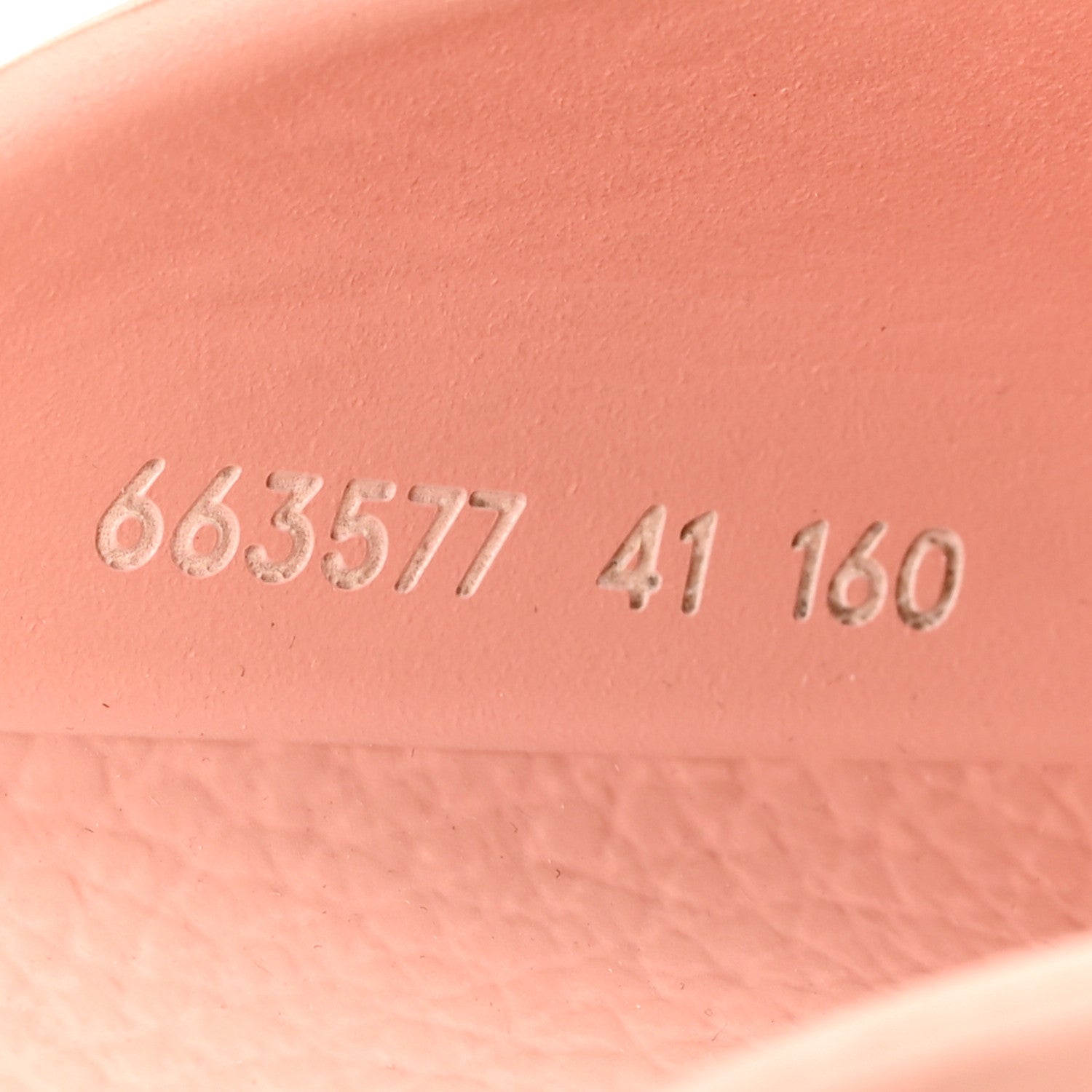 RUBBER GG MONOGRAM PERFORATED ELEA PLATFORM 55MM LUG SOLE SANDALS PEACHY CHIC
