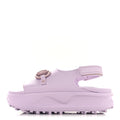 SOFT RUBBER HORSEBIT TOUCH WOMENS STRAPPED SANDALS TALC PINK