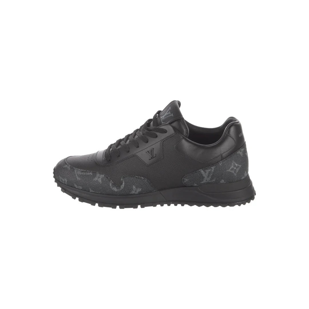 Louis Vuitton Monogram Calfskin Lous Sneakers - Black/Grey Monogram