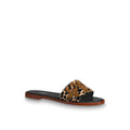 Louis Vuitton Monoglam Lock It Flat Mule - Leopard