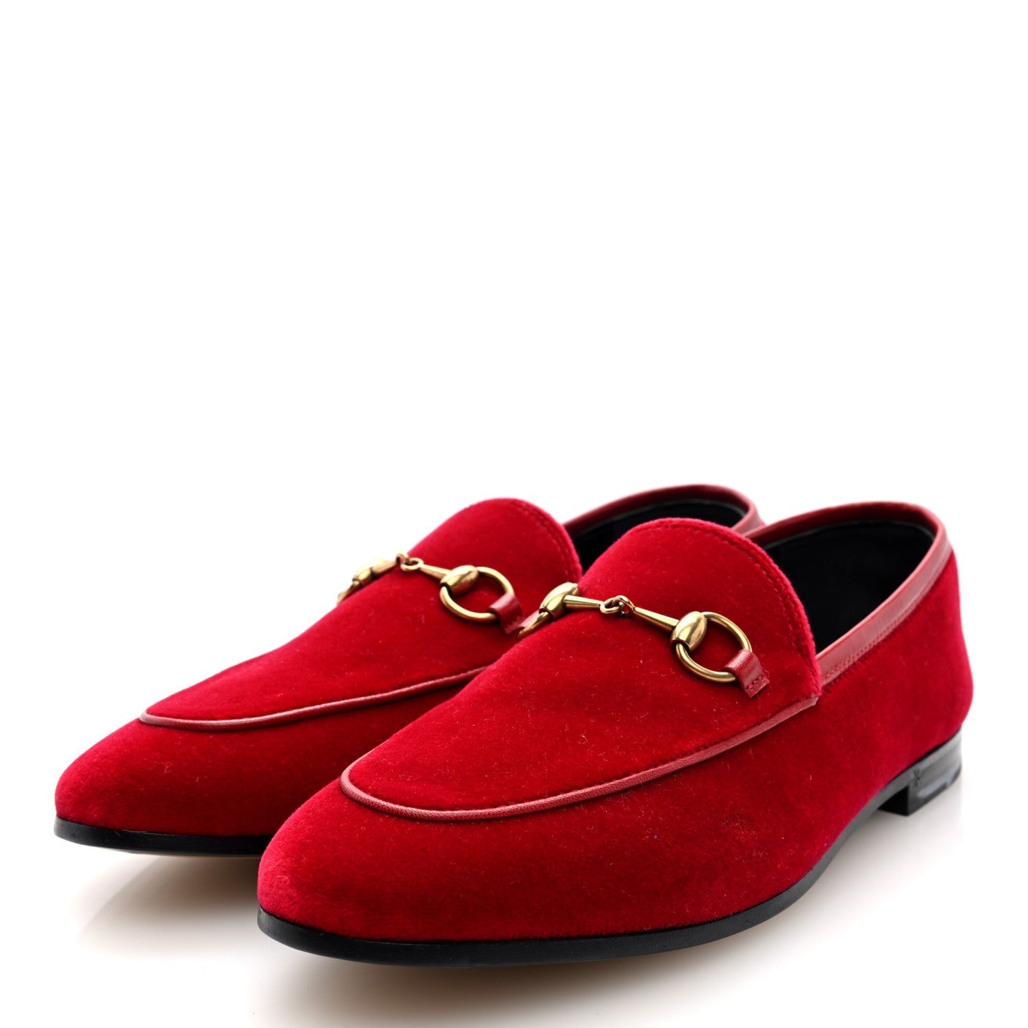 VELVET HORSEBIT WOMENS JORDAAN LOAFERS HIBISCUS RED