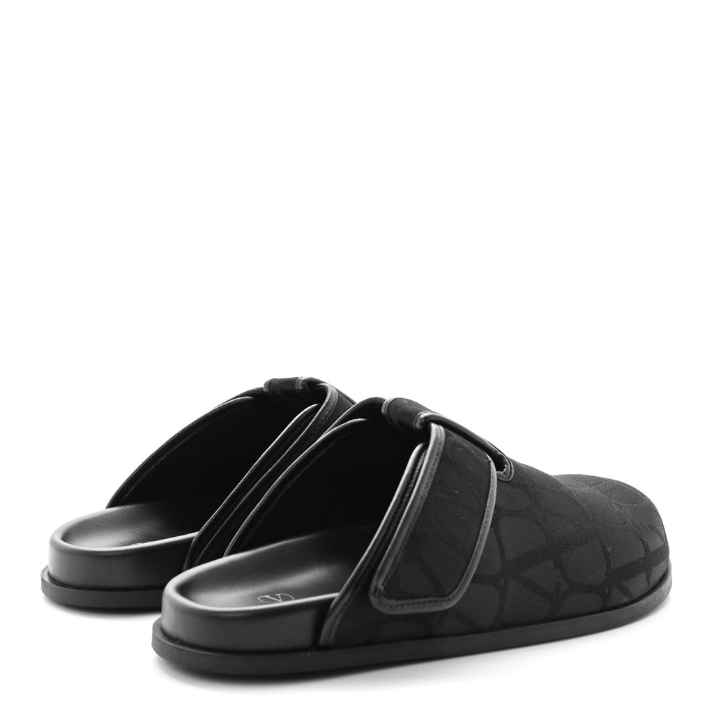 JACQUARD ICONOGRAPHE VLOGO MULES BLACK