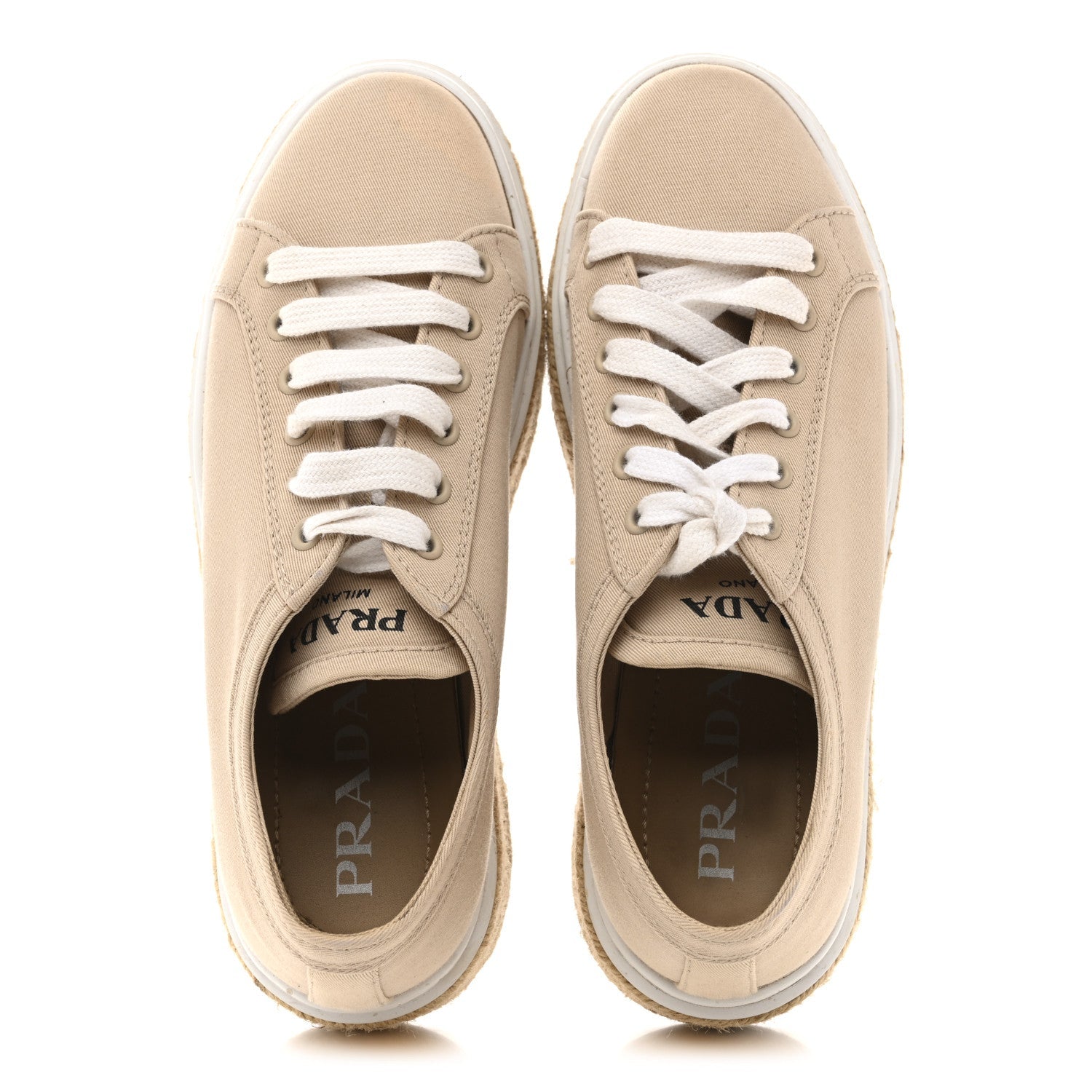CANVAS GABARDINE ESPADRILLE 45MM PLATFORM SNEAKERS CORDA