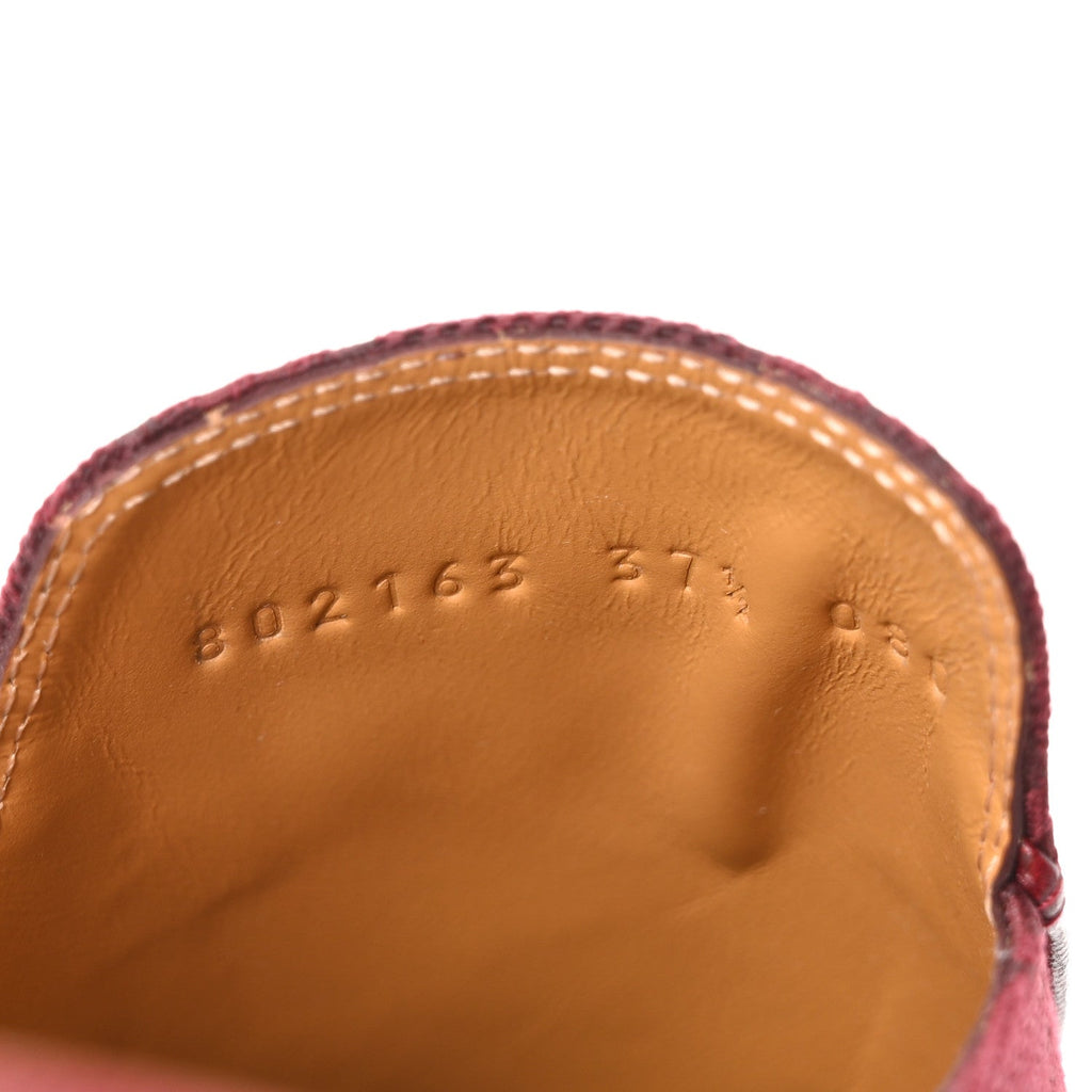 GG MONOGRAM CANVAS WOMENS PRINCETOWN SLIPPERS ANCORA
