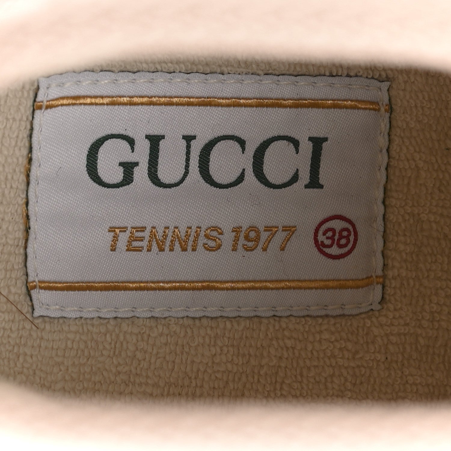 NEW CANVAS GG MONOGRAM WOMENS TENNIS 1977 HIGH TOP 55MM PLATFORM SNEAKERS SKIN ROSE DARK SKIN ROSE