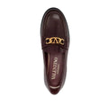 Valentino Garavani Vlogo Signature Buffalo Loafer - Burgundy