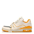 CALFSKIN LV TRAINER SNEAKERS YELLOW