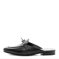 GOATSKIN OZ MULES BLACK
