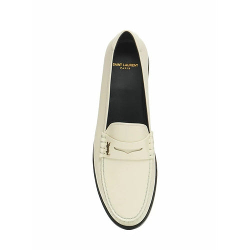 Saint Laurent Le Loafer Loafers - White