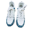 Louis Vuitton Denim Monogram Run Away Sneaker - White/Blue
