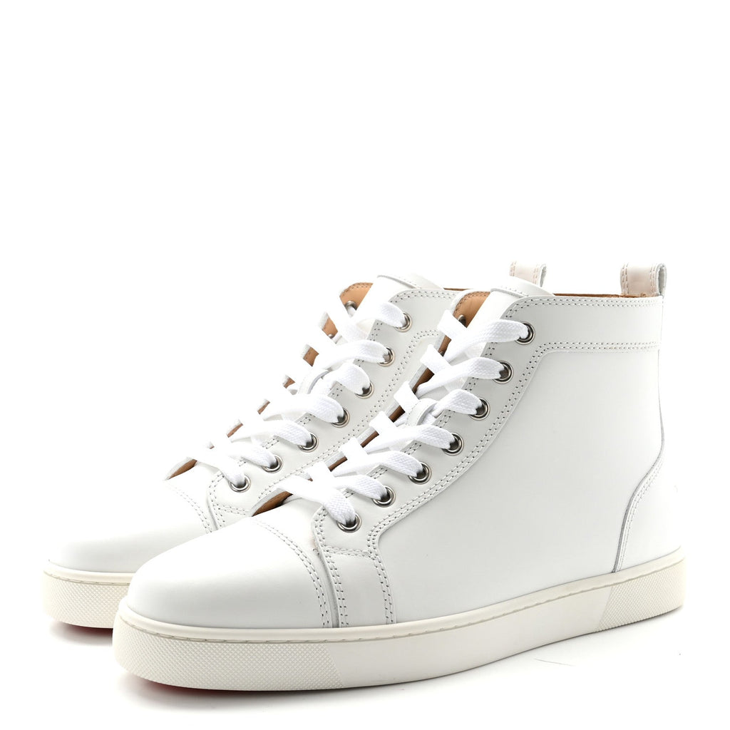 LOUIS VUITTON MONOGRAM CALFSKIN LOUS SNEAKERS WHITE & BLACK