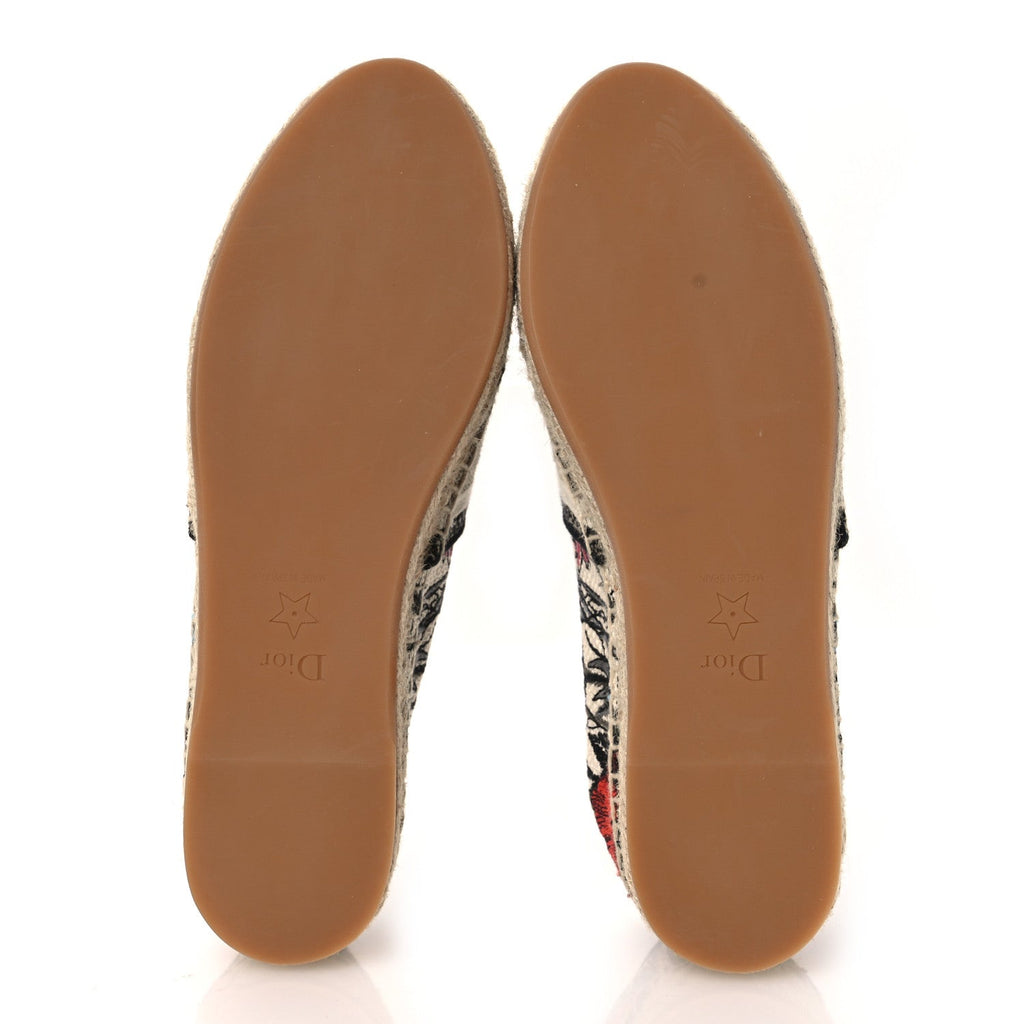 CANVAS MILLE FLEURS EMBROIDERED GRANVILLE ESPADRILLE MULTICOLOR