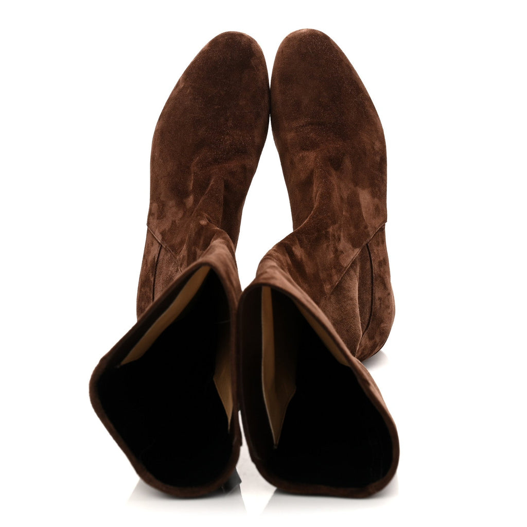 SUEDE CALFSKIN JANE KNEE HIGH 55 BOOTS COSME
