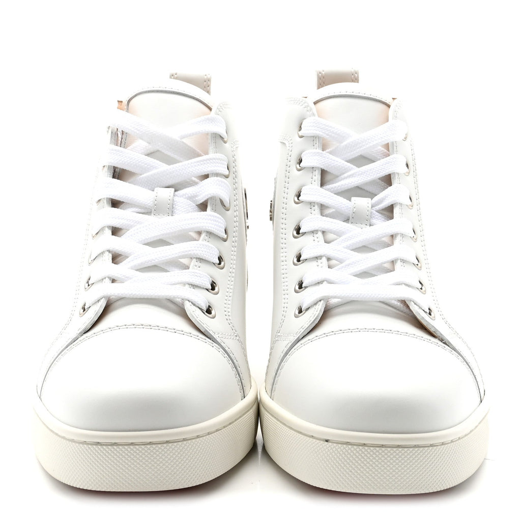 LOUIS VUITTON MONOGRAM CALFSKIN LOUS SNEAKERS WHITE & BLACK