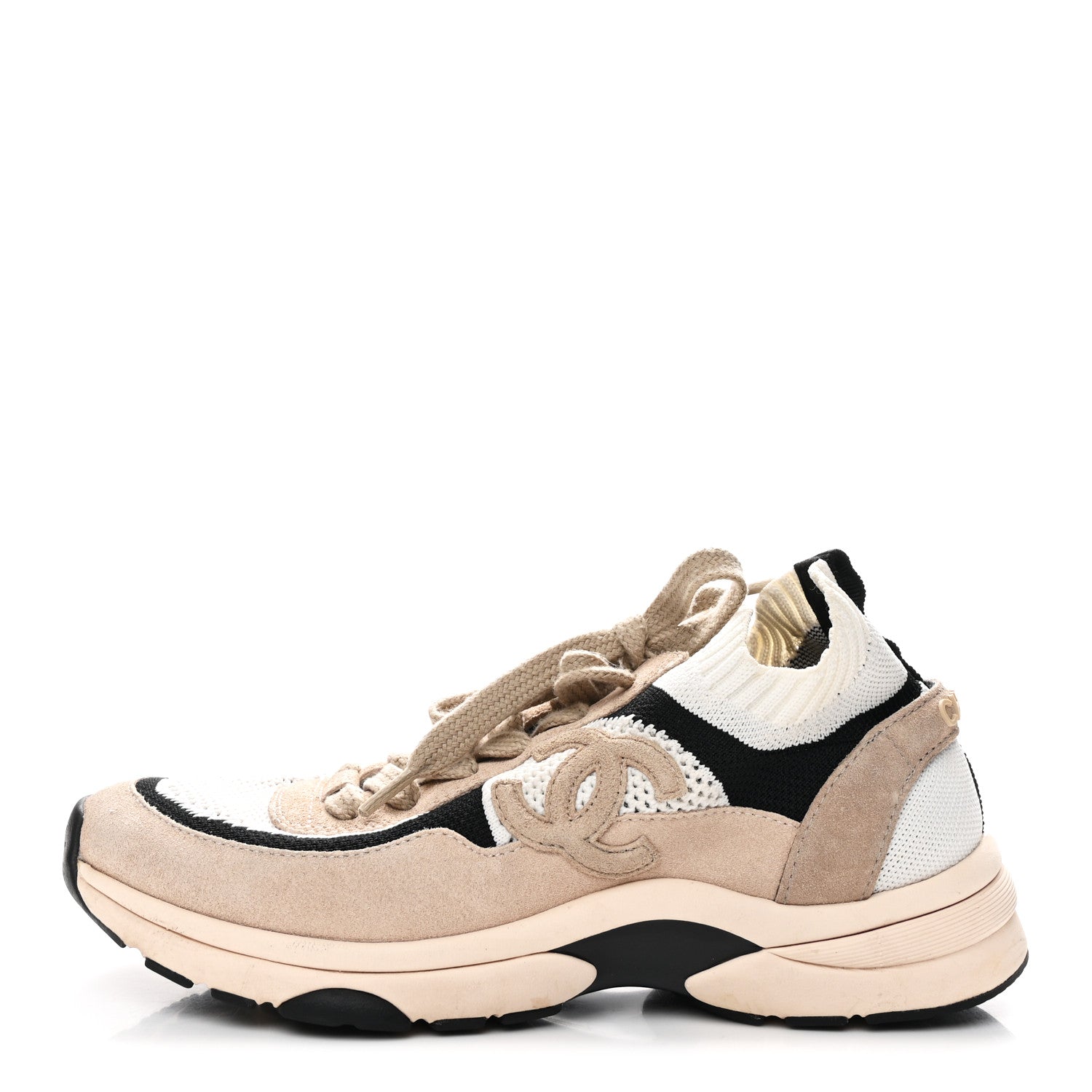 MESH SUEDE FABRIC WOMENS CC SNEAKERS LIGHT PINK WHITE BLACK