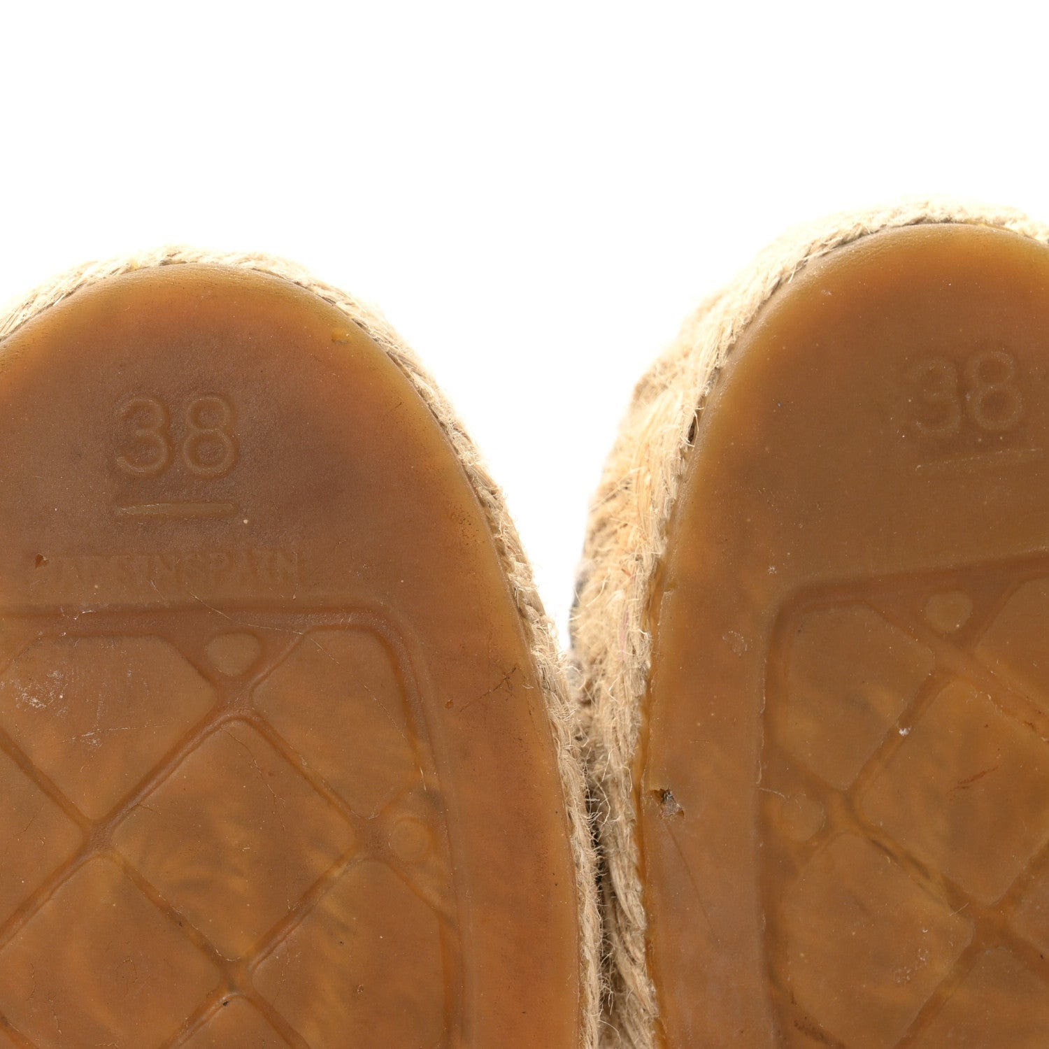 LAMBSKIN CC ESPADRILLES WHITE BLACK
