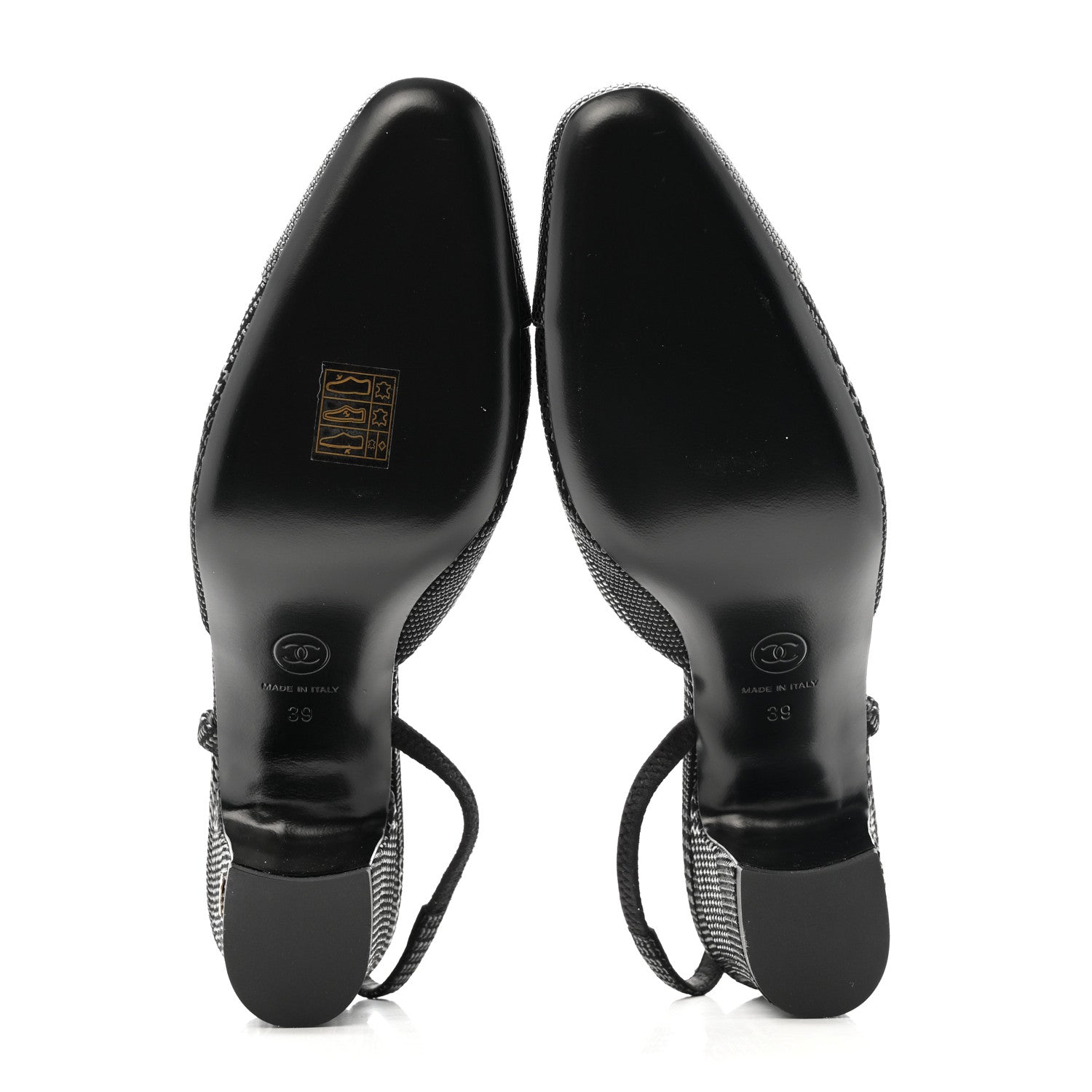 SUEDE KIDSKIN CAP TOE CC SLINGBACK PUMPS BLACK