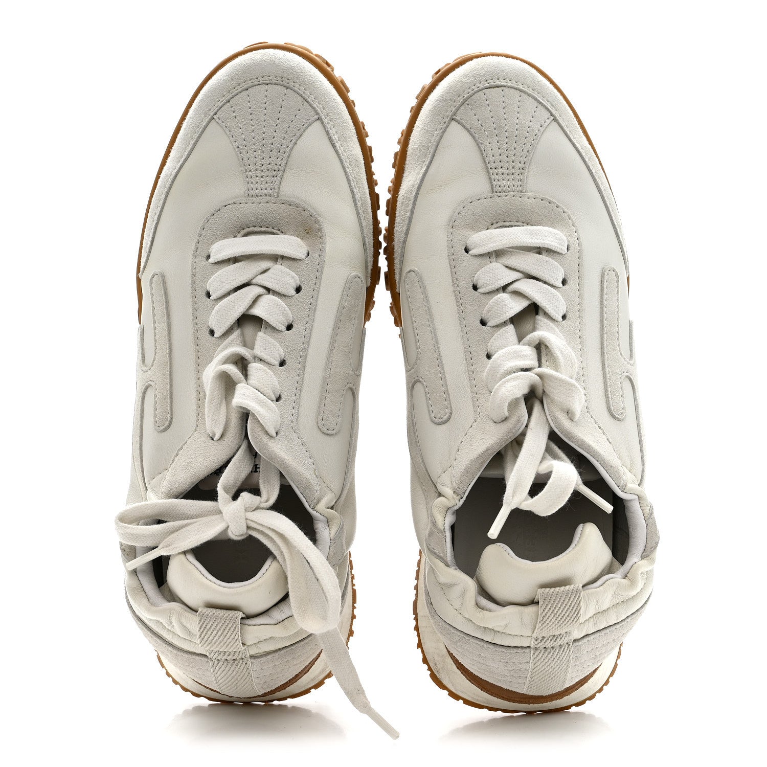 NAPPA SUEDE GOATSKIN JET SNEAKERS WHITE