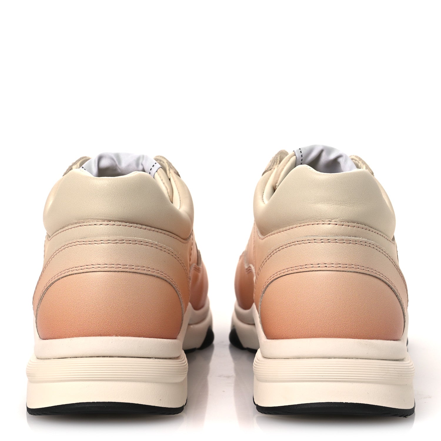 GRADIANT CALFSKIN CC WOMENS SNEAKERS LIGHT ORANGE