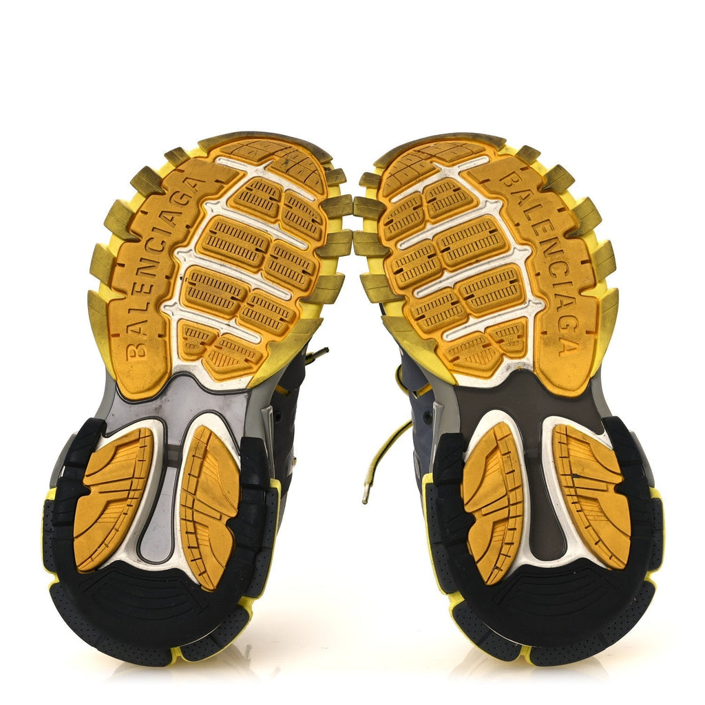 MESH NYLON MENS TRACK SNEAKERS YELLOW BLACK WHITE