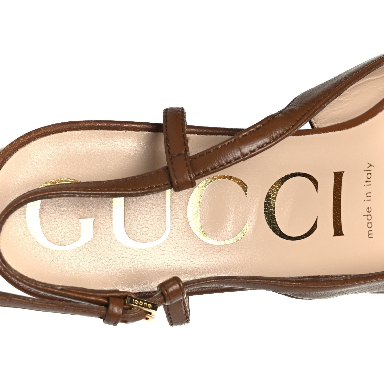 NAPPA HORSEBIT PLATFORM /120MM SLINGBACK PUMPS CUIR