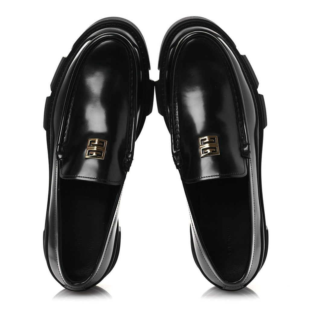 CALFSKIN TERRA MOCCASSINS BLACK