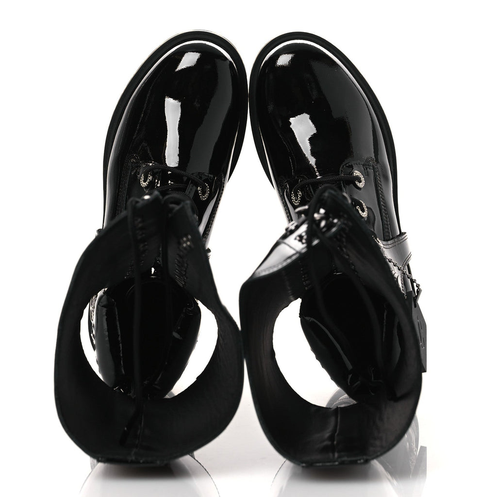 X TIMBERLAND PATENT CRYSTAL WOMENS VIBRAM KNEE HIGH BOOTS BLACK