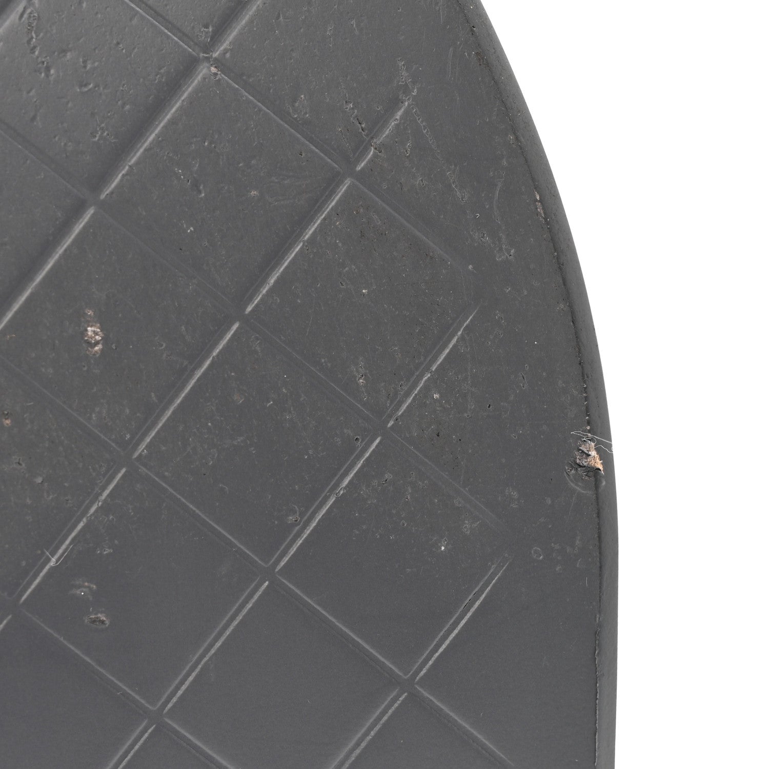 LAMBSKIN QUILTED CC TURNLOCK MULES GREY