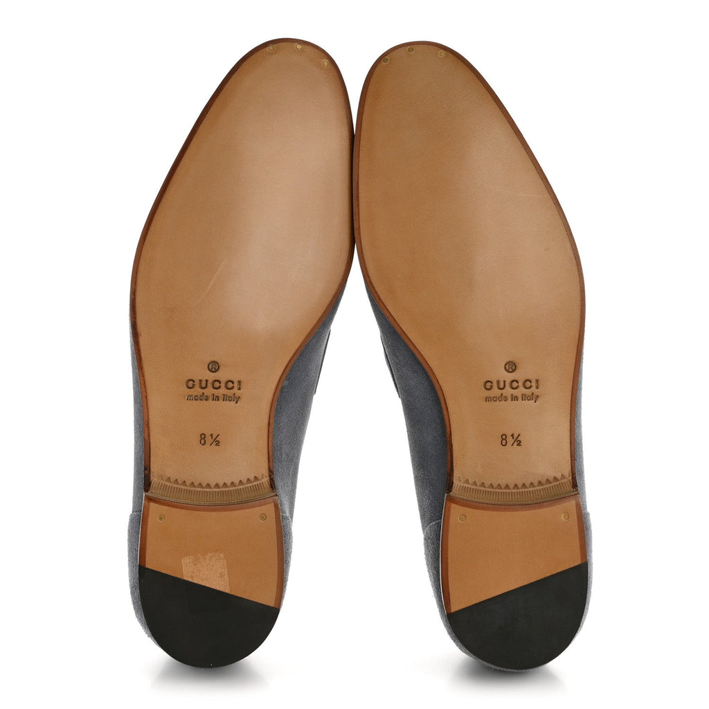 SUEDE HORSEBIT MENS JORDAAN LOAFERS FOGGY GREY