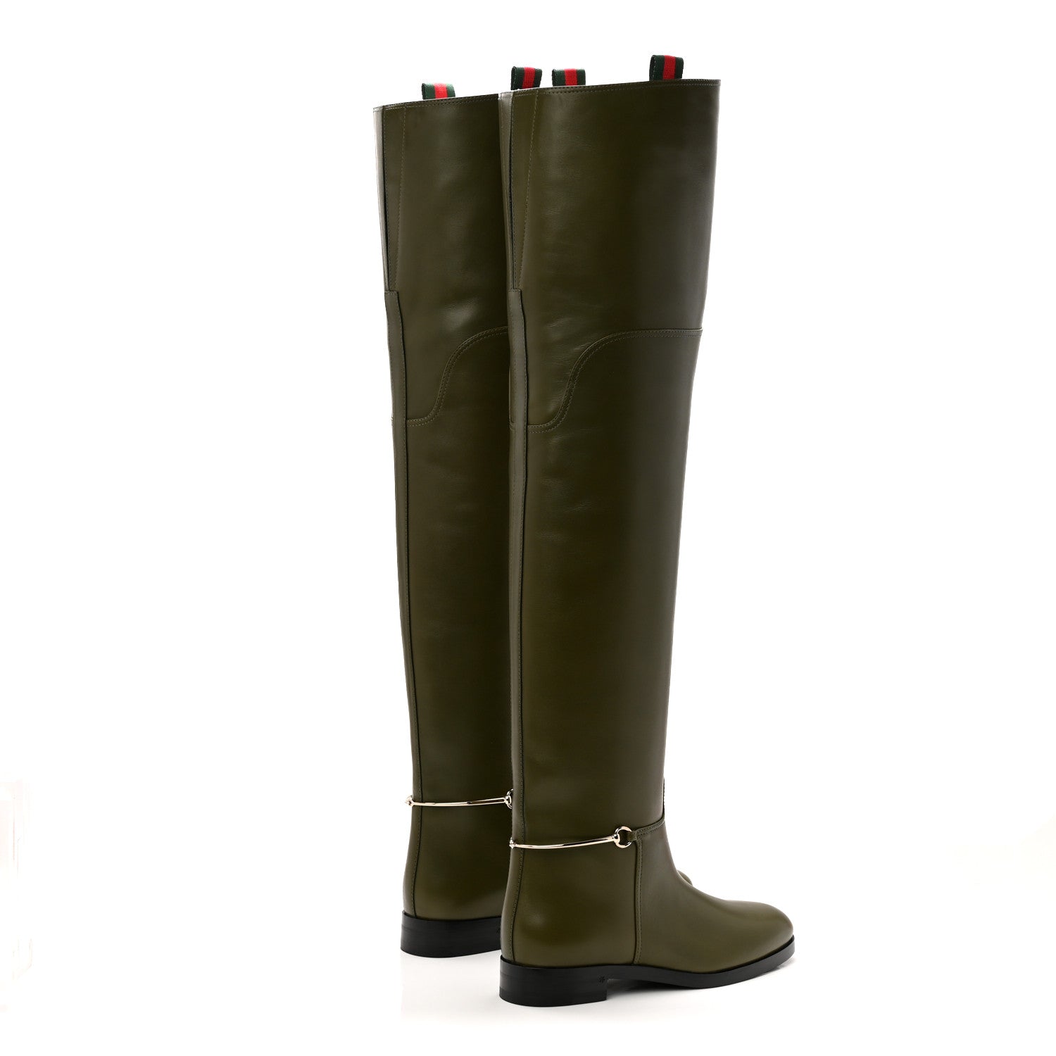 MAROT LUX SLIM HORSEBIT OVER THE KNEE LUSCIOUS GREEN