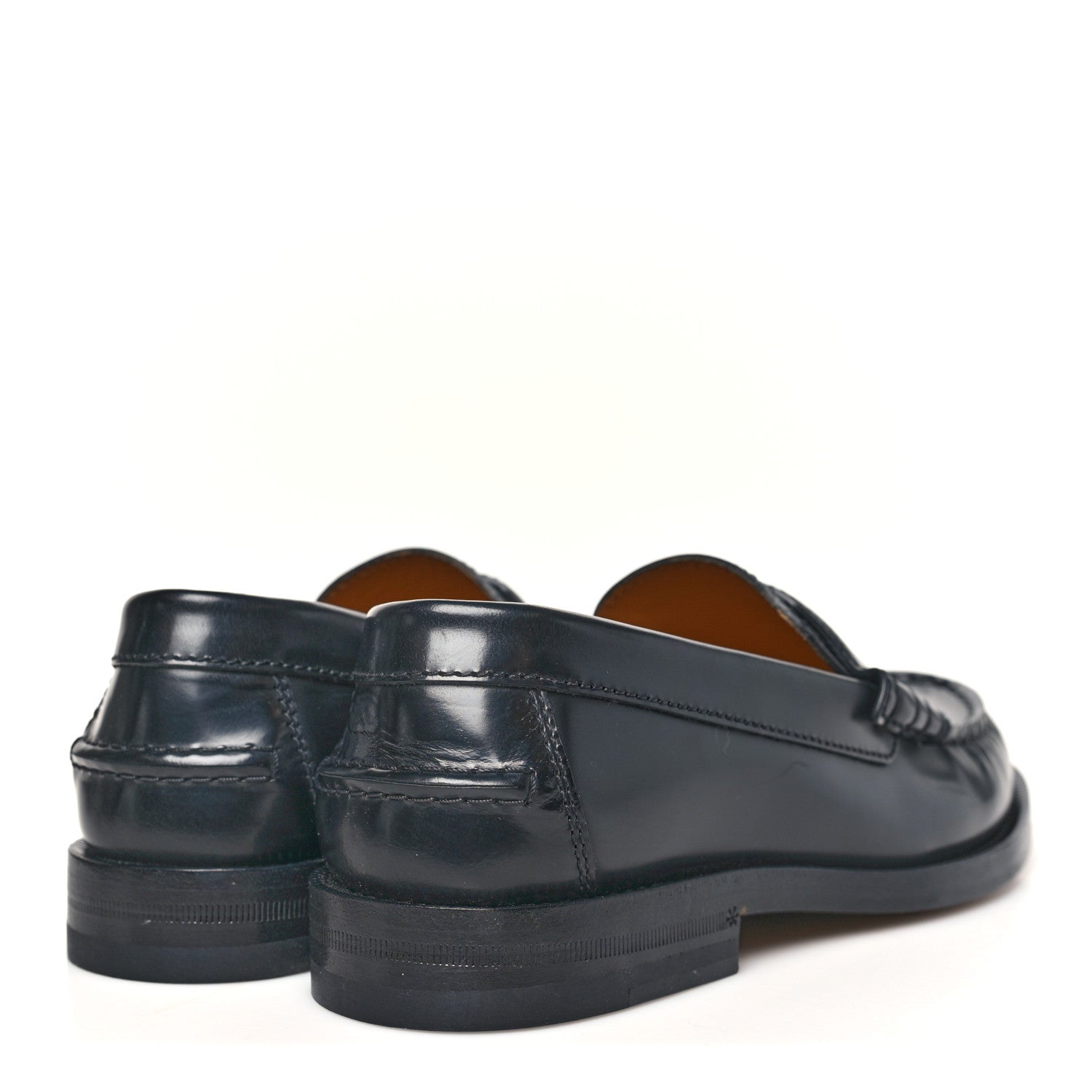 MILLENNIAL RIBOT CUT OUT INTERLOCKING G LOAFERS BLACK